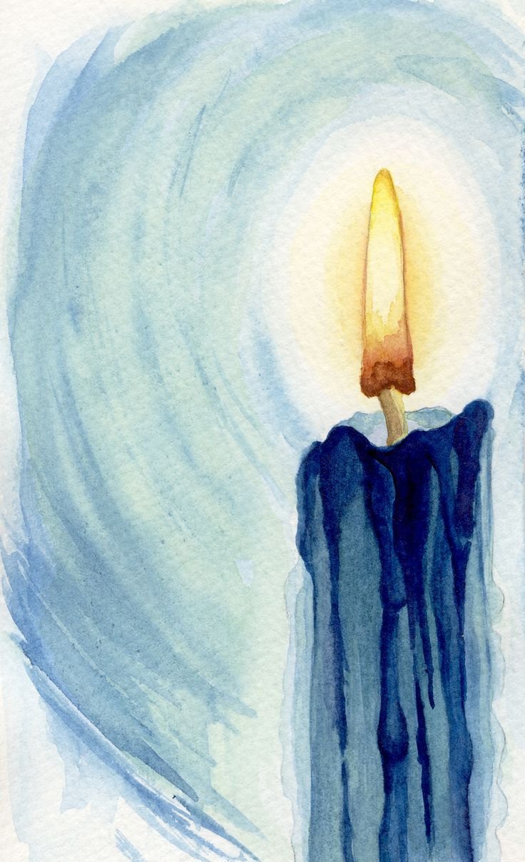 Пламя свечи в живописи