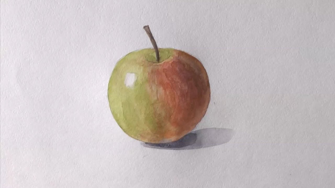 Рисование яблок в технике «гризайль» и «лессировка».