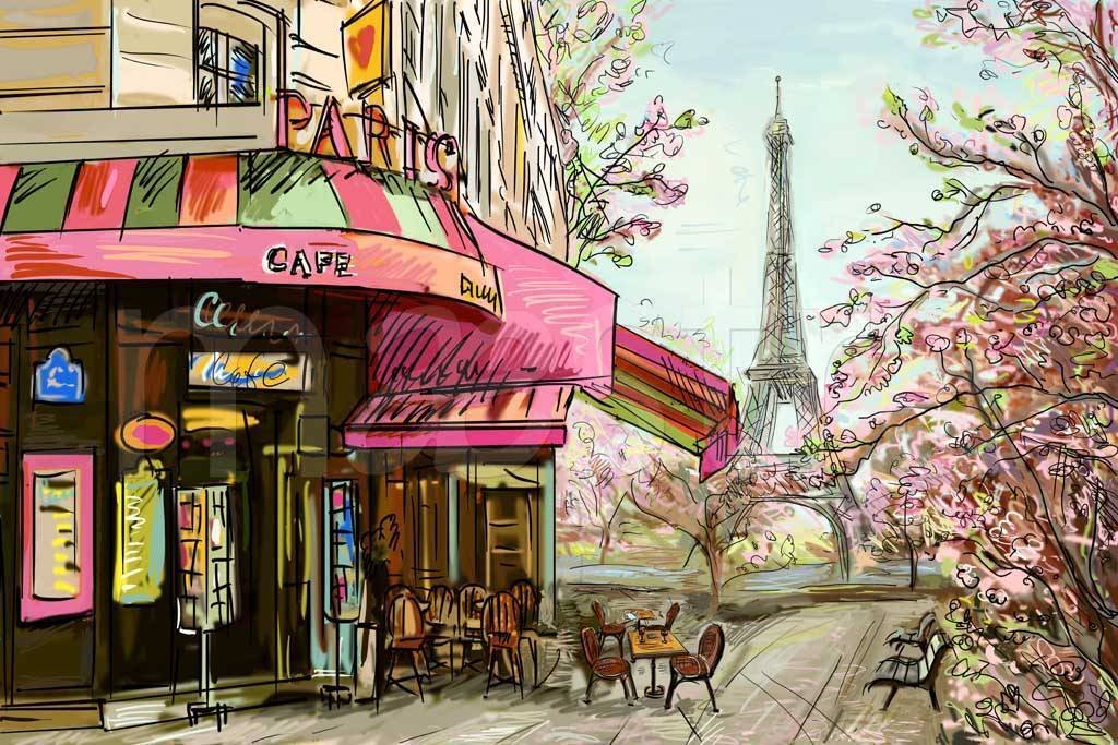Улица Париж скетч кафе скетч