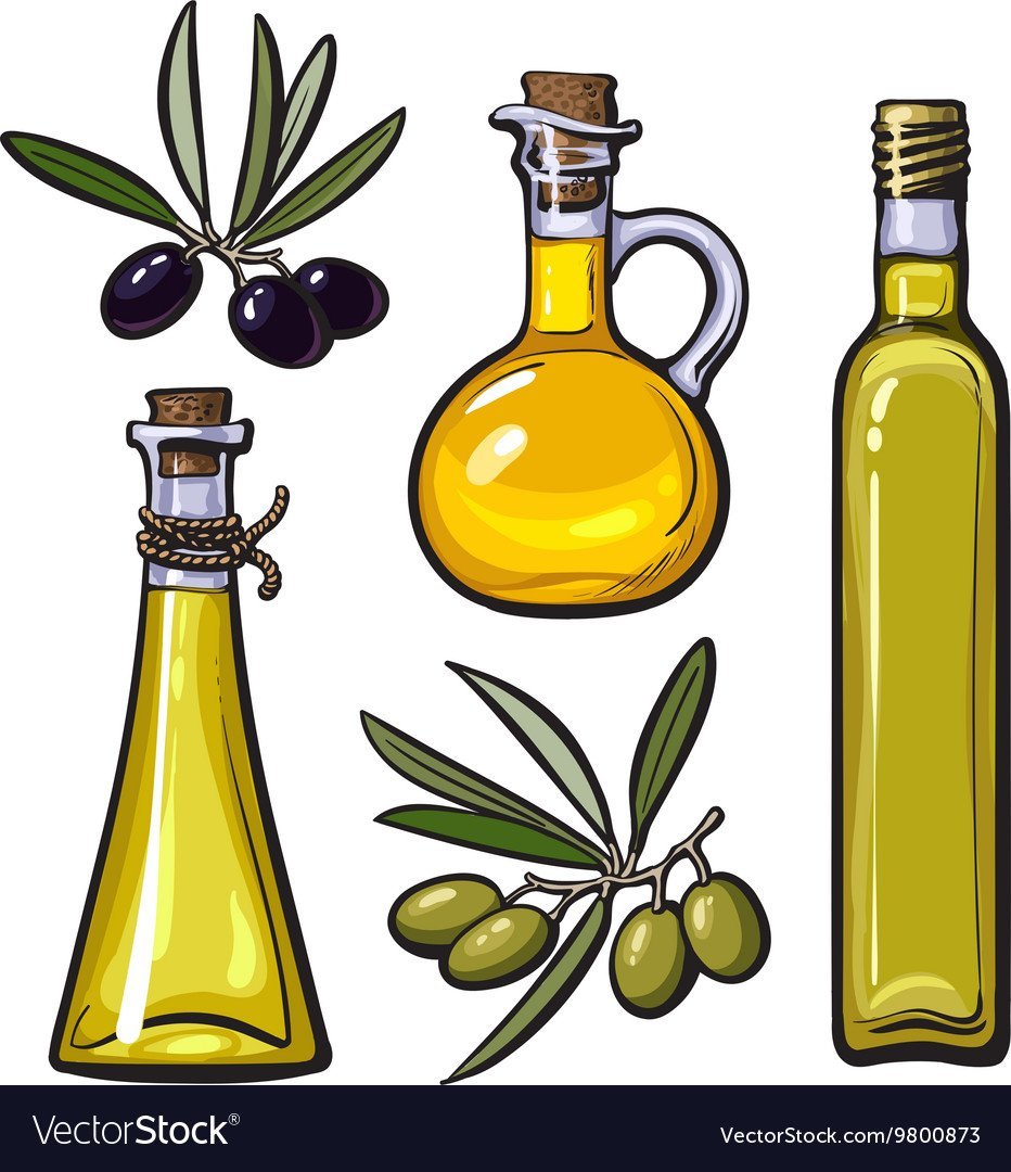 Оливковое масло вектор