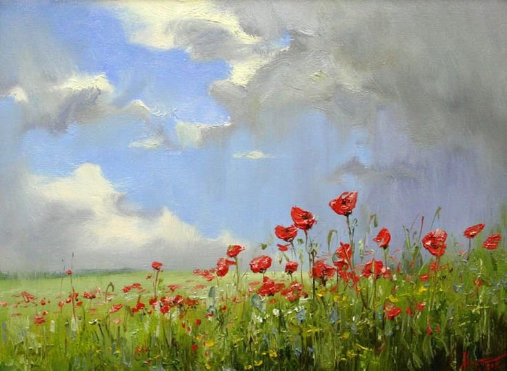 Степан Нестерчук художник картины цветы