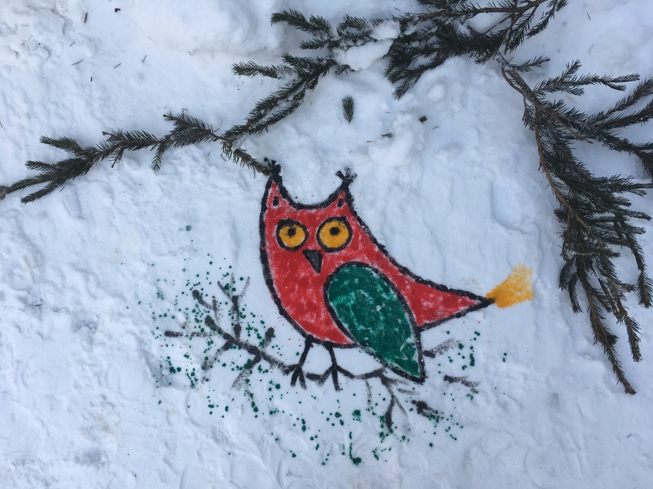 Творчество на снегу