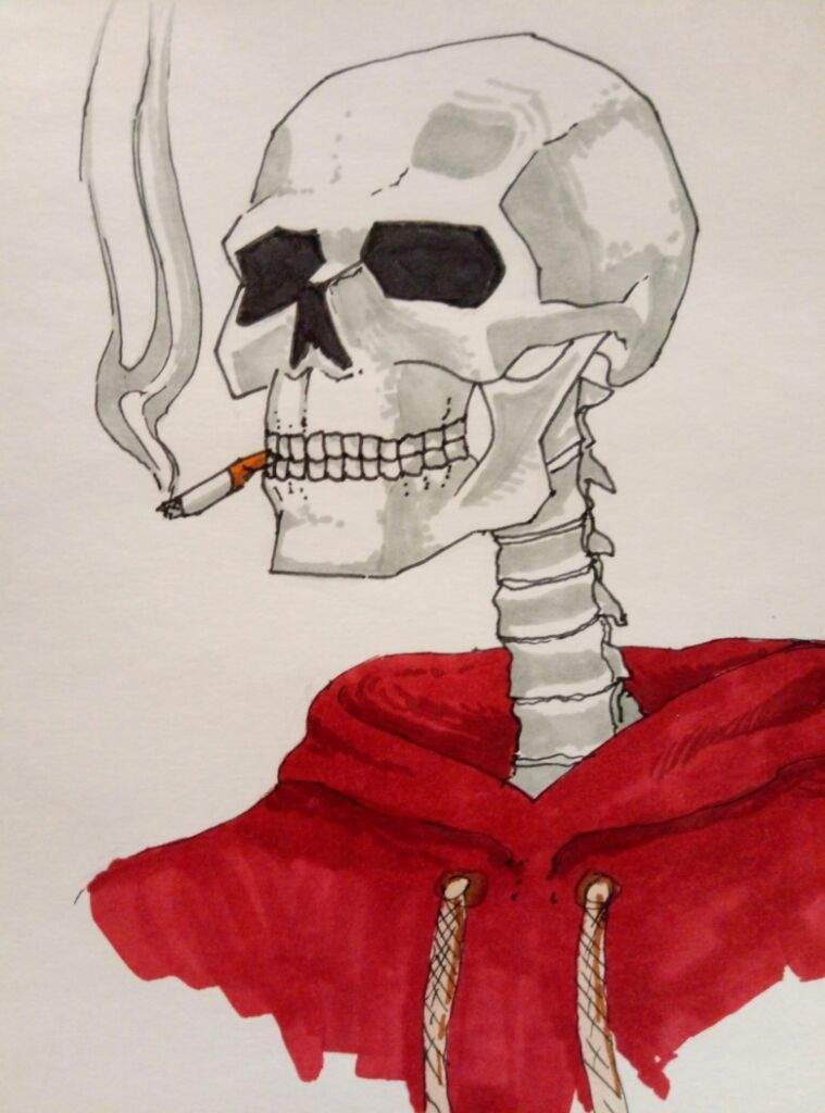 Скелет нарисовать легко