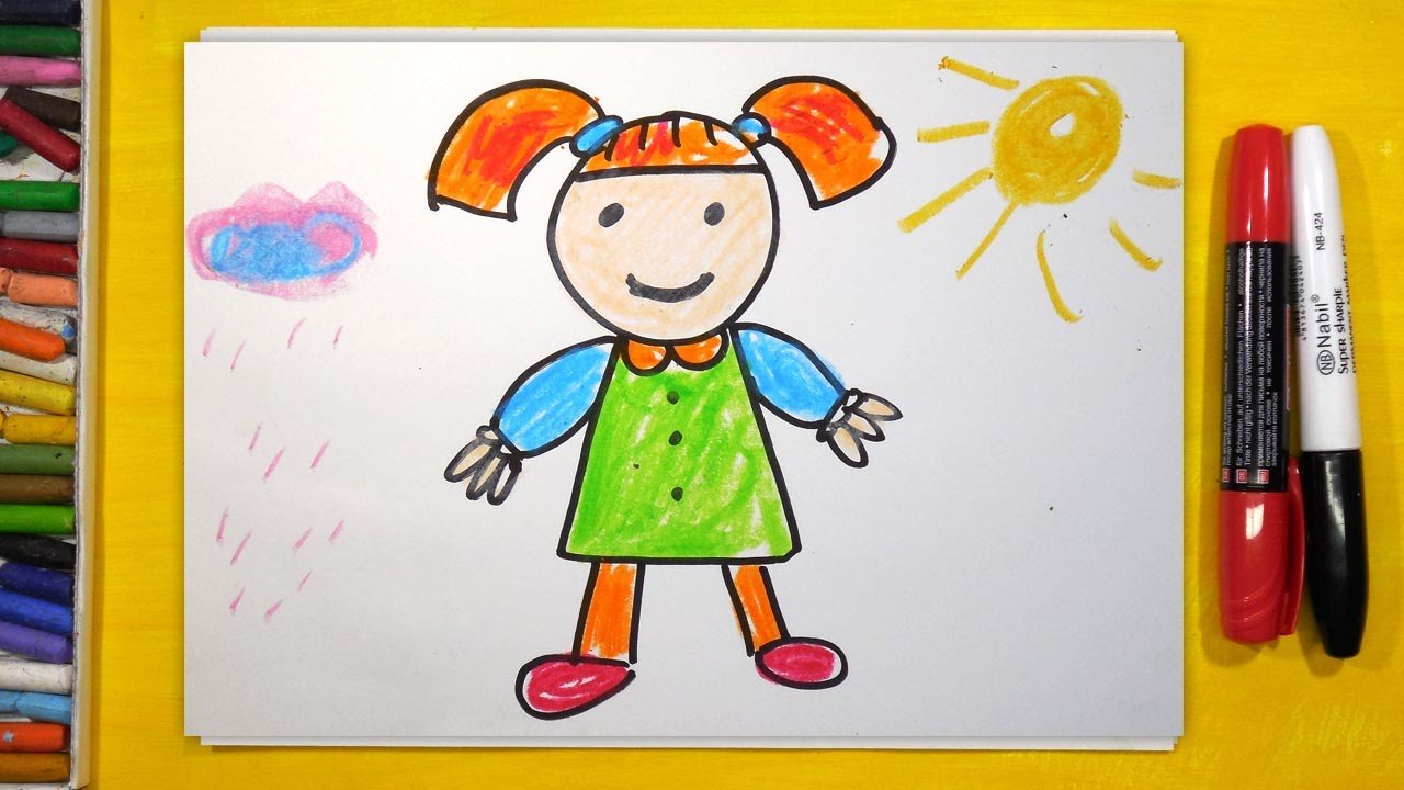 Рисунки фломастерами для детей 5 лет