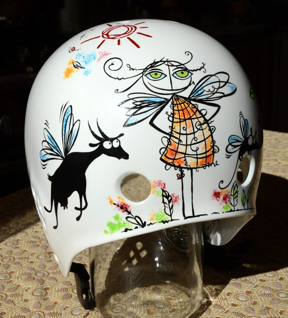Разрисованный шлем