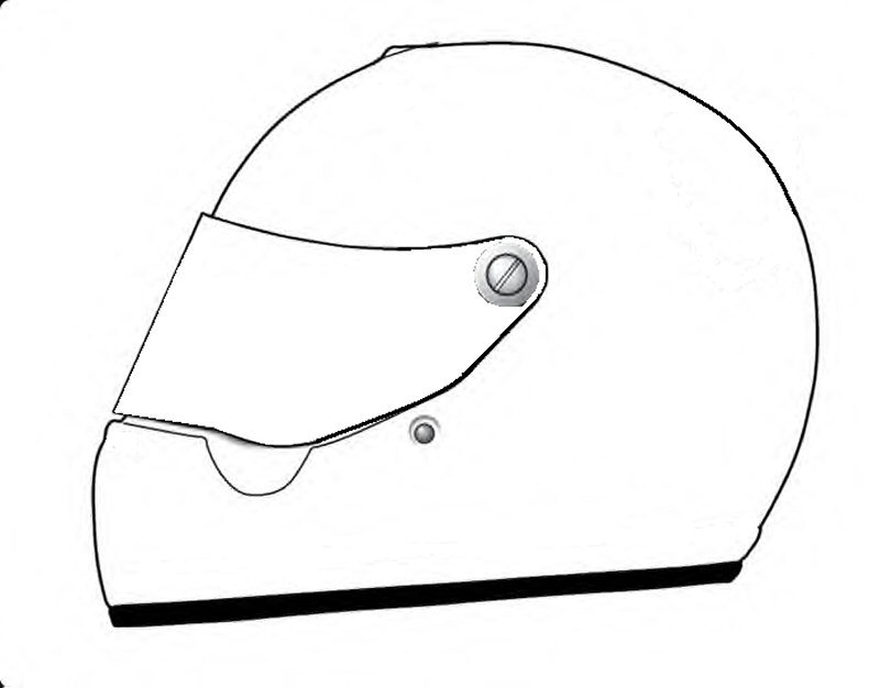 Поэтапное рисование шлема