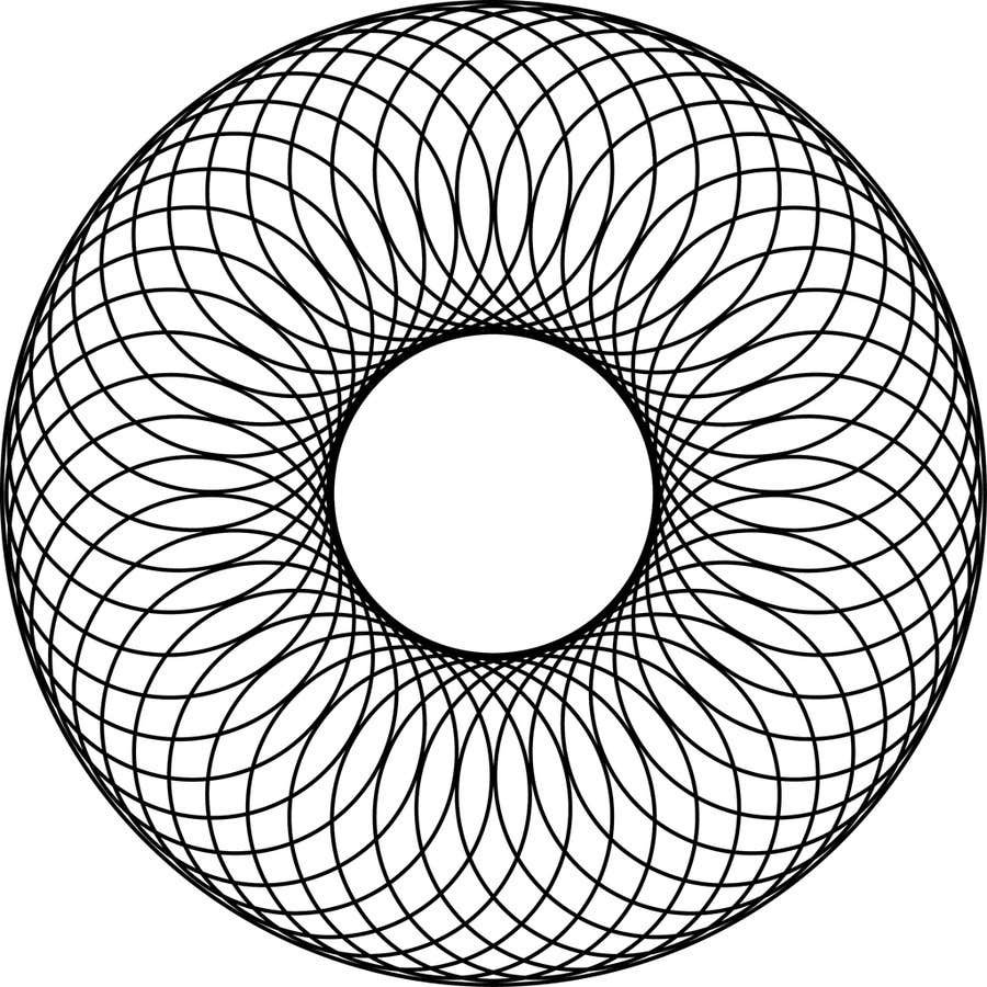 Круглые геометрические узоры
