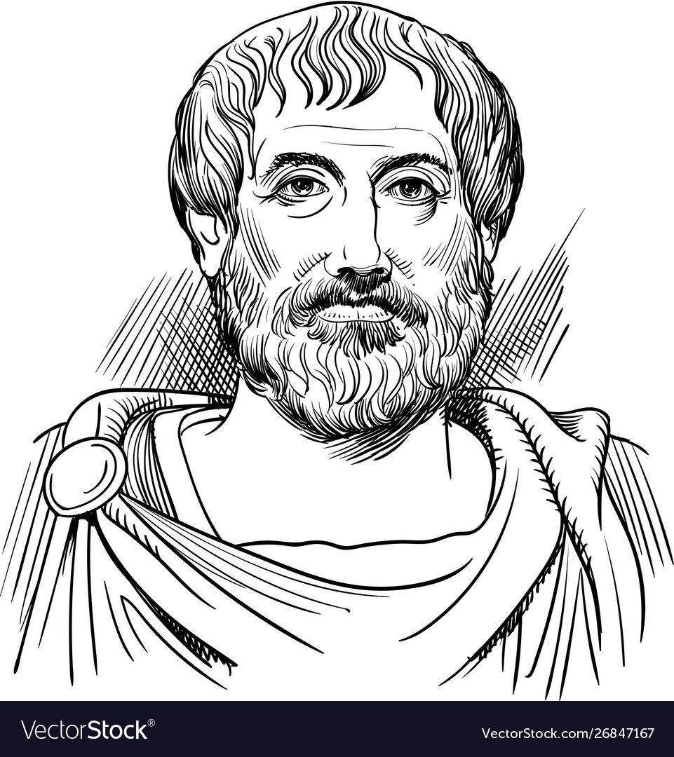 Аристотель рисунок философа