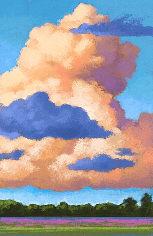 Небо красками