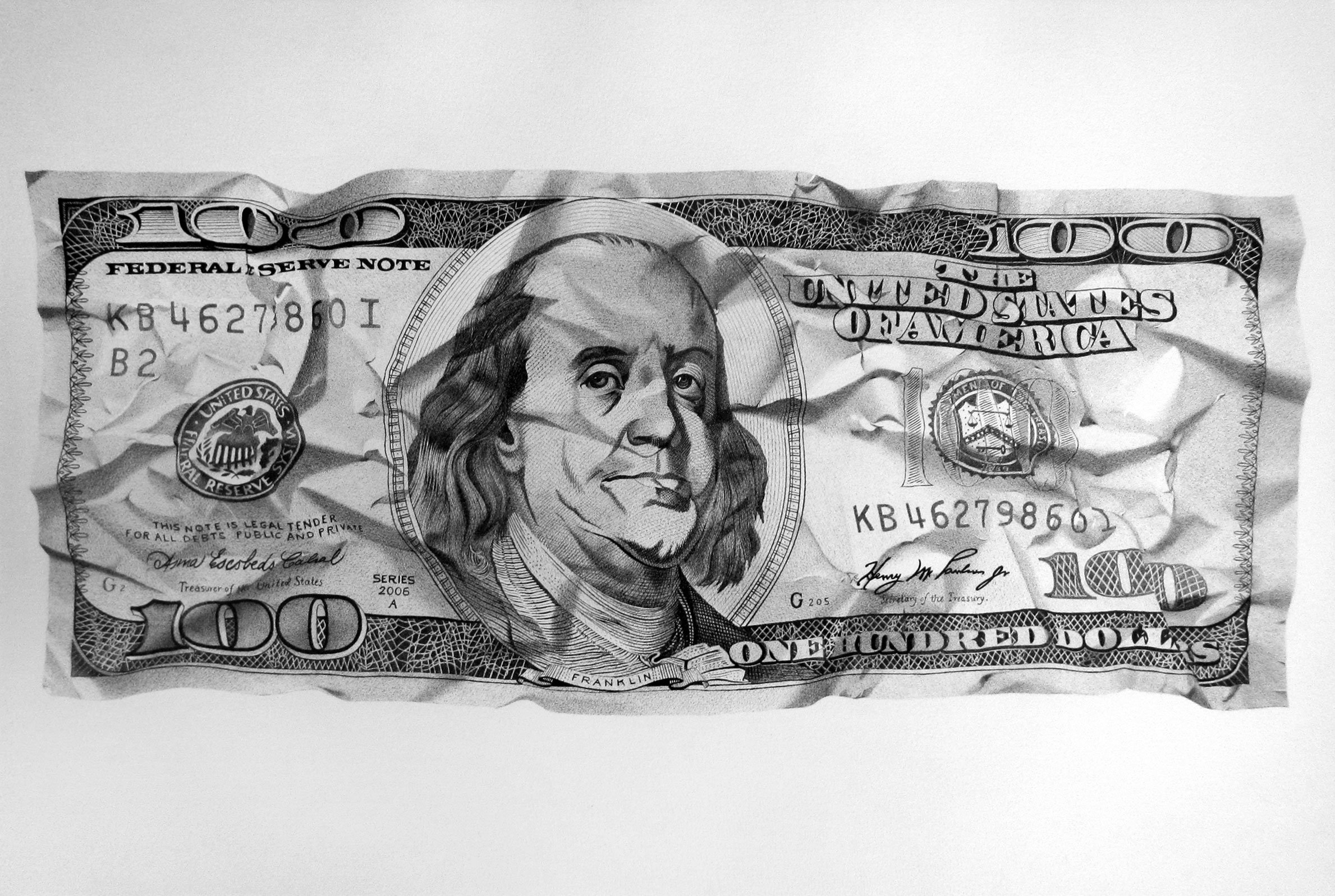 Нарисованный доллар
