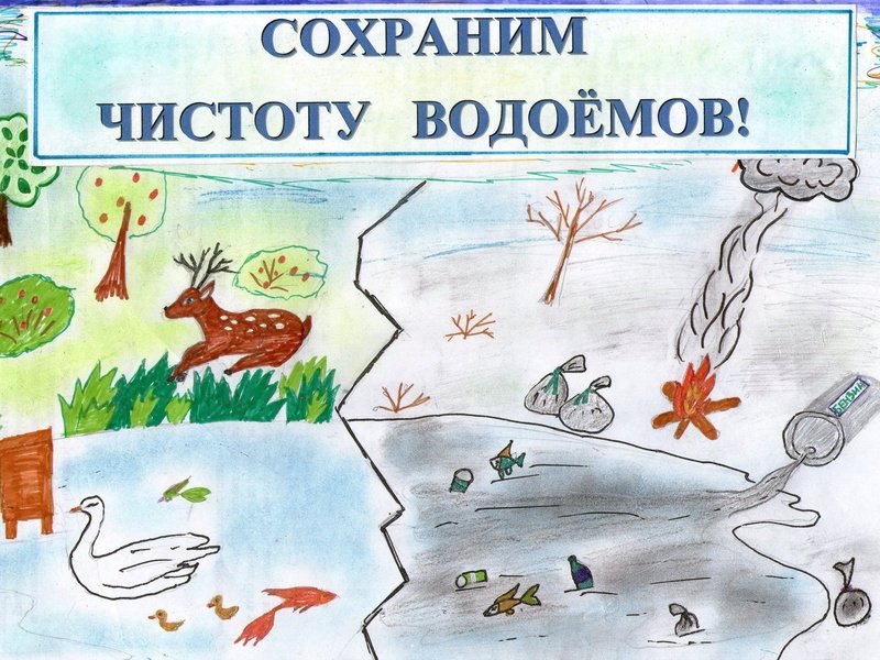 Экология плакат для детей