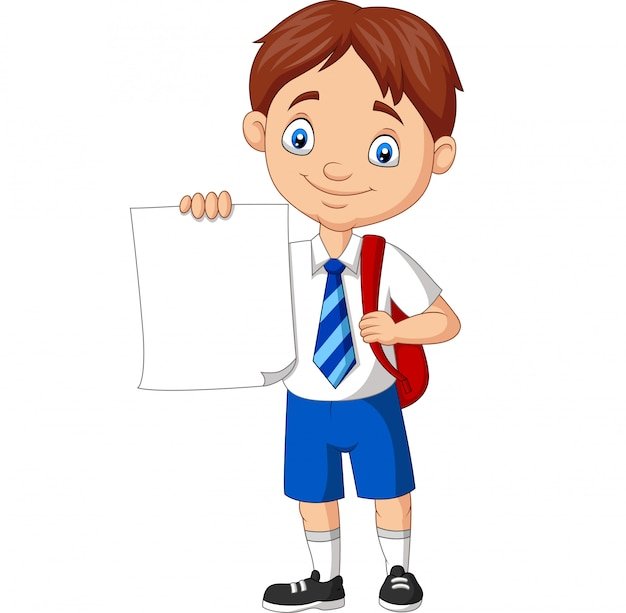 Мальчик в школьной форме рисунок