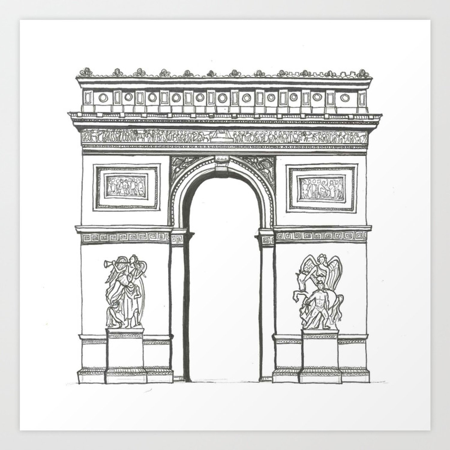 Триумфальная арка Рим вектор