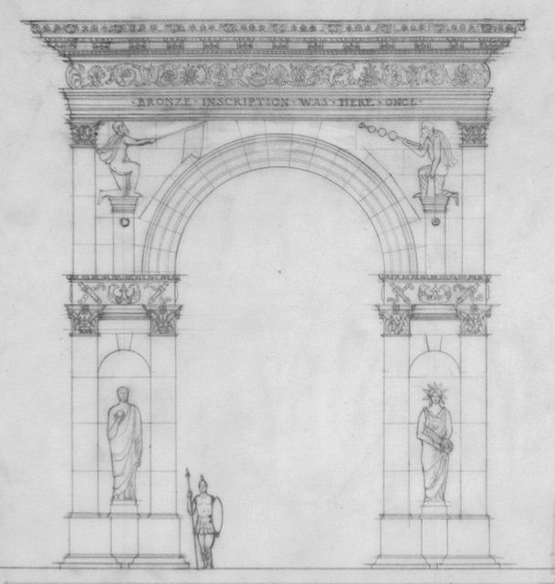 Архитектура древнего Рима скетч арки