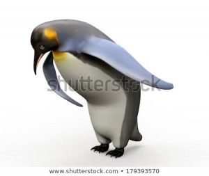 пингвин кланяется