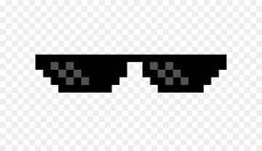 пиксельные очки без фона